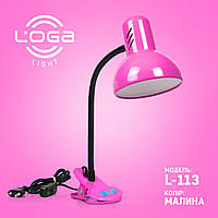 Настольная лампа с прищепкой ТМ LOGA Light L-113 "Малина"