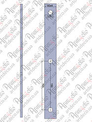 Прокат з отворами 2000х40х4 під 14 коло, крок 165 Арт 33.136