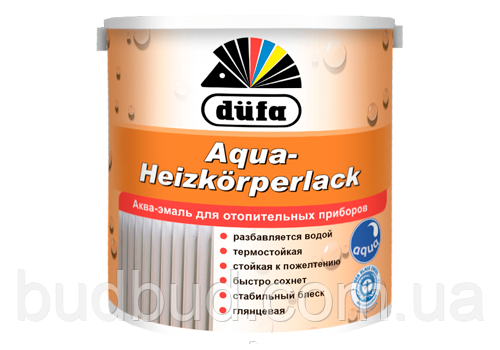 Аква Емаль для отоплювальних приладів Dufa Aqua-Heizkörperlack 0,75 л