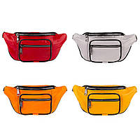 Шкіряна сумка (бананка) на пояс LT 5643 літній мікс