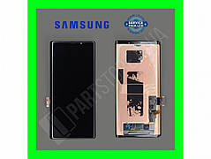 Дисплей Samsung N960 Black Note 9 (GH97-22269) сервісний оригінал без рамки (переклеєне скло)