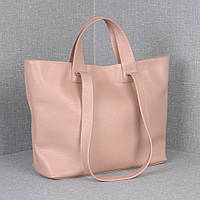 Женская сумка из натуральной кожи мод. 56 пудра