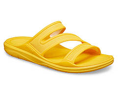 Шльопанці жіночі сандалії Крокси оригінал / Crocs Women's Swiftwater Telluride Sandal (206334), Жовті