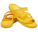 Шлепанцы женские сандалии Кроксы оригинал / Crocs Women's Swiftwater Telluride Sandal (206334), Желтые, фото 2