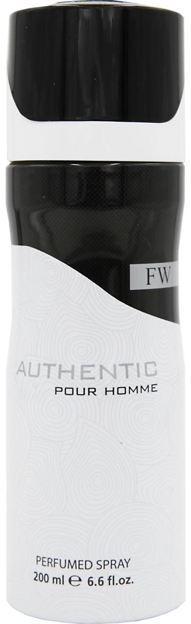 Fragrance World Authentic Pour Homme дезодорант 200 мл - фото 1 - id-p1398855031