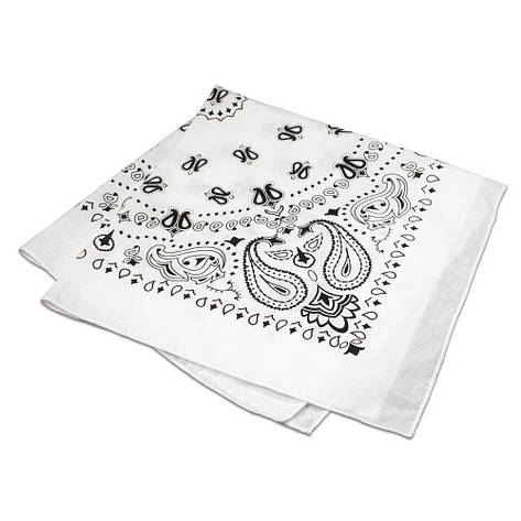 Бандана Талісман Турецький огірок біла, фото 2