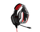 Навушники ігрові ONIKUMA LED K12, чорно-червоні, фото 5