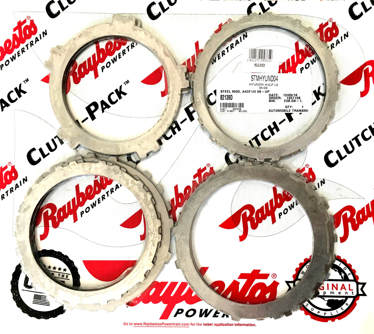 Комплект сталевих дисків автоматичної коробки a4cf1, a4cf2,