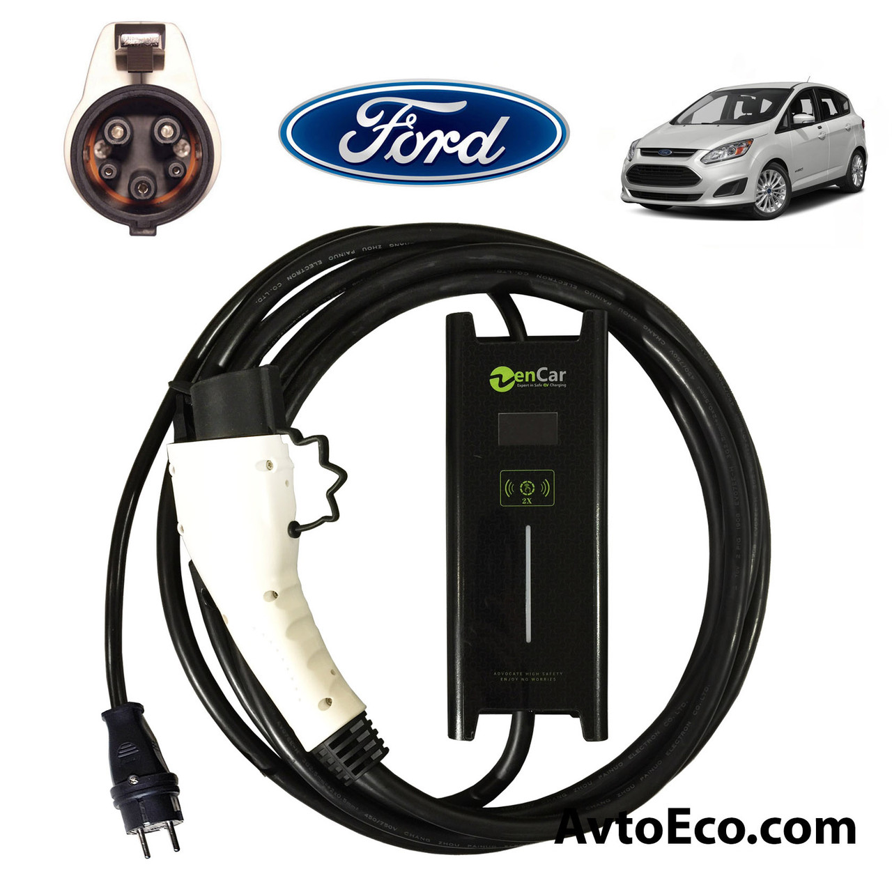 Зарядний пристрій для електромобіля Ford C-Max Energi Zencar-J1772-16A