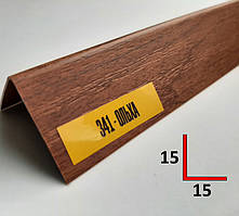 Декоративний ПВХ куточок 15х15, 2,7 м Вільха