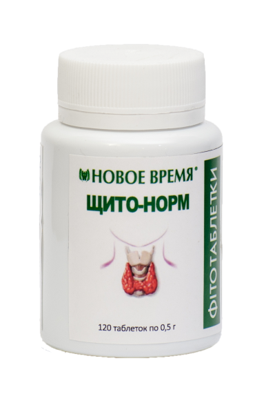 Фітотаблетки Щито-норм Новий Час 120 шт.