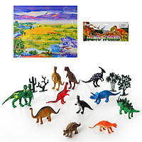 Набір тварин Динозаври 282 (12 у комплекті)