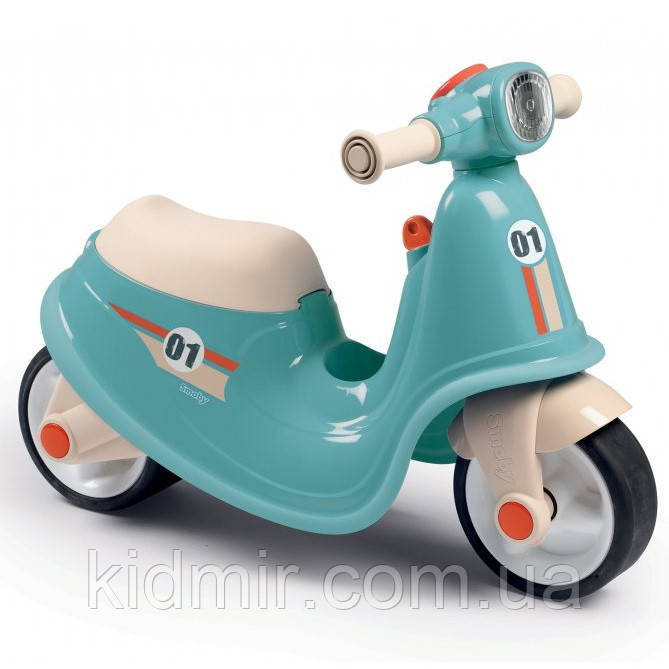 Дитячий Беговел скутер Блакитний Smoby 721006, фото 1