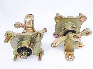 Цапфа поворотний кулак зі маточиною квадроцикла ATV 150 200 250 правий лівий у зборі на 4 болти вісь 17 пари