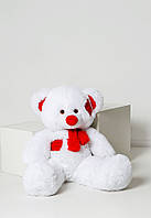 Плюшевый Мишка 100см белый "Хохотун" большой Плюшевый Медведь, большая Мягкая игрушка Плюшевый Мишка 1м