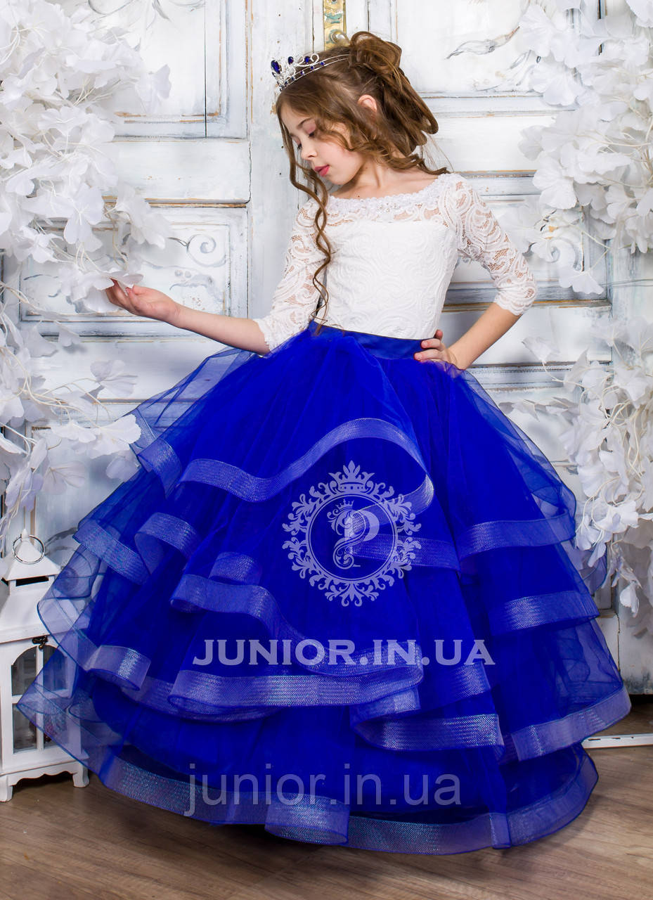 Ошатне випускне пишне плаття для дівчинки "Вікторі" 6-7 років