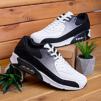Чоловічі кросівки Ривал 90 Pobedov (чорно-білі)