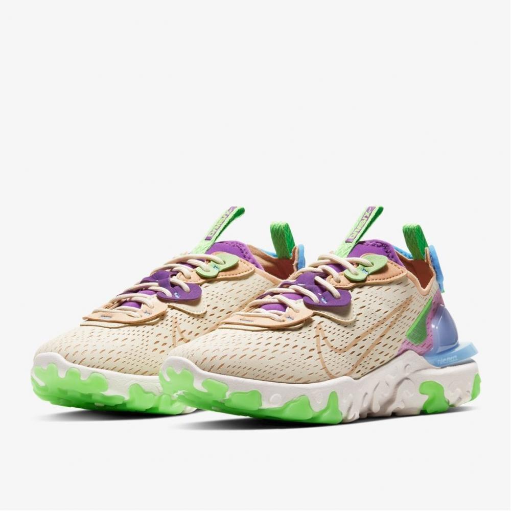 Жіночі кросівки Nike React Vision Running / текстильні кросівки Найк Реактив (Топ репліка ААА+)