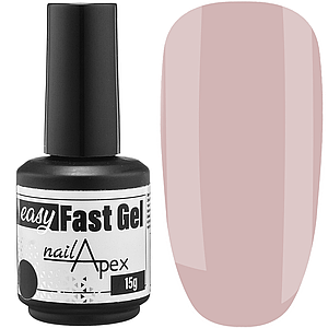 Рідкий гель Easy Fast Cel NailApex No3, 15 мл рожевий нюд