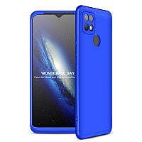 Чехол GKK 360 для OPPO A15 Бампер оригинальный Blue