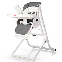 Стільчик для годування + шезлонг + гойдалка Carello Triumph CRL-10302 3 в 1 Palette Grey з музичним модулем + дуга з іграшками та