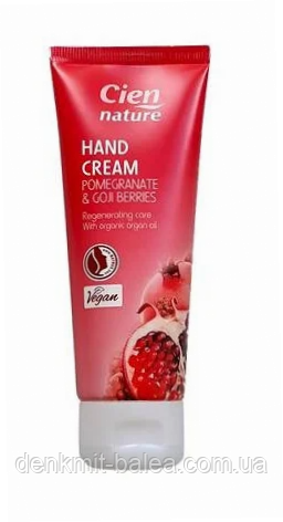 Крем Органік для рук з екстрактом граната Cien Cream Organic Pomegranate 75 мл, фото 1