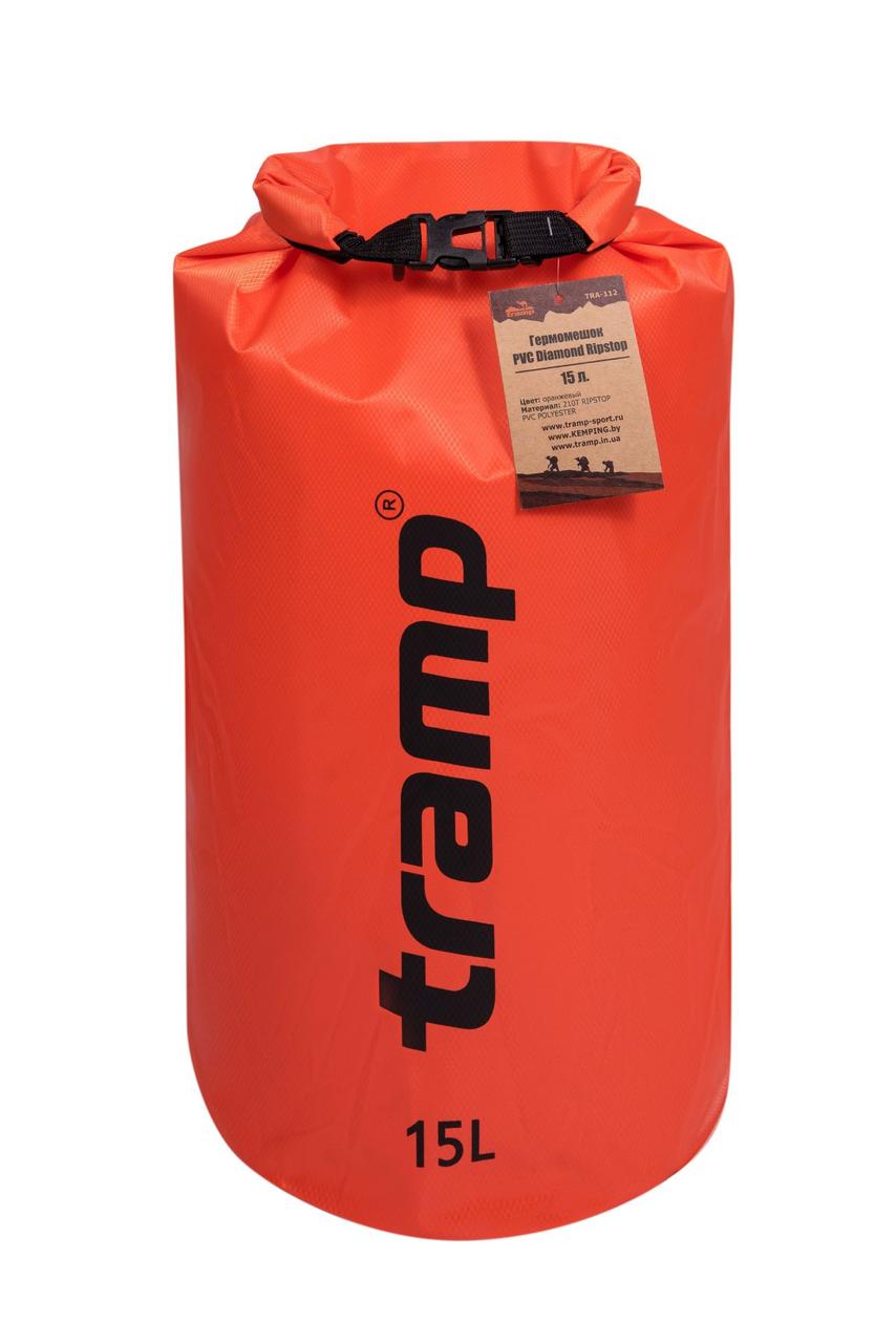 Гермомішок Tramp PVC Diamond Rip-Stop 15 л TRA-112, фото 1
