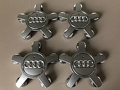 Ковпачки на диски Audi 135/57 мм краб/зірка комплект (4 шт.)