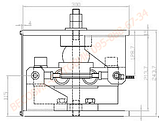 Вузол вбудовки для тензодатчиків Keli QS (type B) 20-40t, фото 3