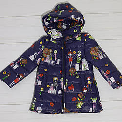 Куртка демісезонна для дівчинки (малюнок Ляльки)