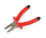 Плоскогубці - пасатижі Polax діелектричні 200 мм, до 1000V (35-012), фото 2