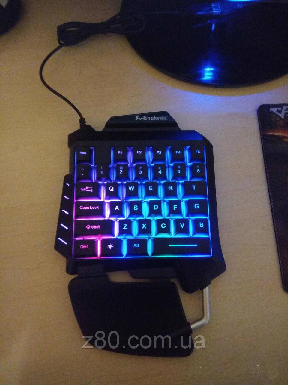 Ігрова клавіатура кейпад 35 клавіш з підсвічуванням
