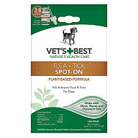 Vet`s Best Flea Tick Spot On (Ветс Бест Флеа Тік Спот Он) засіб проти бліх і кліщів для собак усіх порід