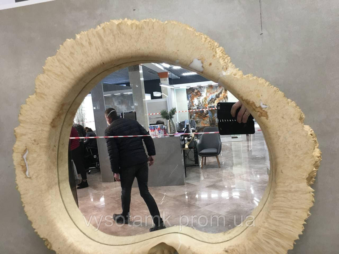 Сказочное зеркало в слэбе дерева Клен Urchin - фото 4 - id-p1330134344