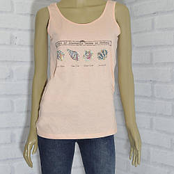 Майка жіноча: каміння, намистини, (London), pepper&mint (розмір L)