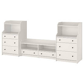 IKEA Комбінація для ТБ HAUGA (ІКЕА ХАУГА) 59388438