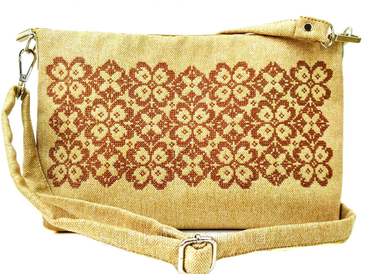 Текстильна сумочка з вишивкою  Флорентійка 3, фото 1