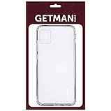 TPU чехол GETMAN Clear 1,0 mm для Samsung Galaxy Note 10 Lite (A81), фото 2