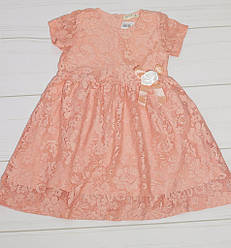 Плаття для дівчинки короткий рукав, гіпюрове, Breeze