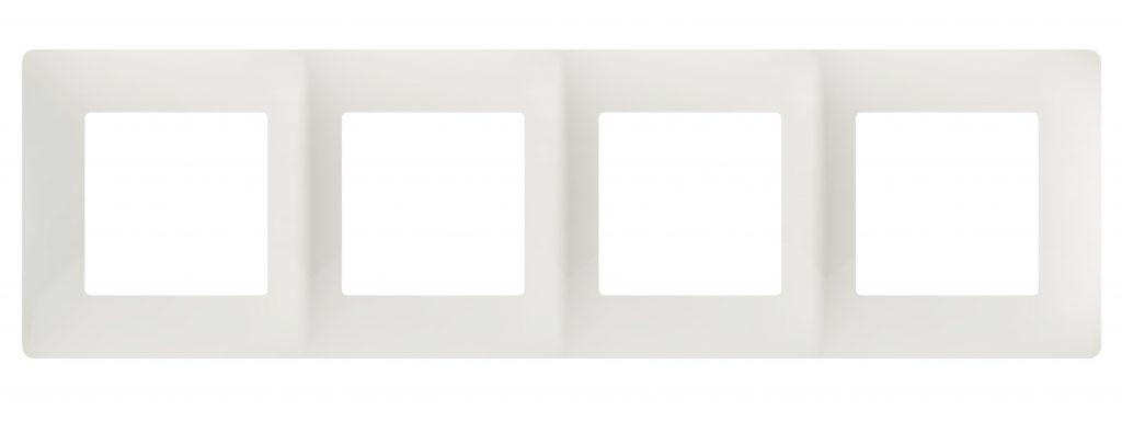 Рамка 4-а CLASSIC PLANK, білий (арт. PLK1040031), фото 1