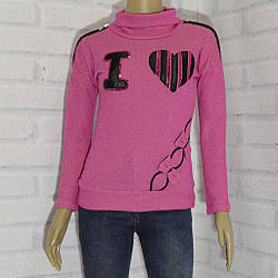 Светр для дівчинки з довгим рукавом і пайєтками, Bermini