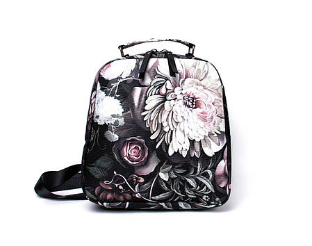 Рюкзак жіночий Black Flowers, фото 2