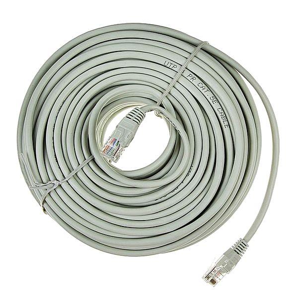 Кабель мережевий, RJ45 30м Cablexpert PP12-30M, сірий (вита пара)