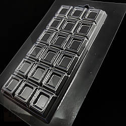 Форма пластикова (молд) для шоколаду "Периметр"