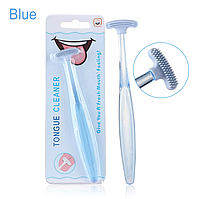 М'яка силіконова щітка скребок для язика Silicon XC72B. Очищувач язика. Догляд за язиком. Скребок для язика