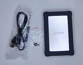 Зовнішня алюмінієва кишеня USB 3.0 для накопичувачів 2,5" в силіконовому захисті