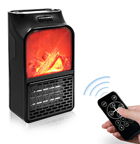 Портативний обігрівач з імітацією каміна Flame Heater 6730, фото 5