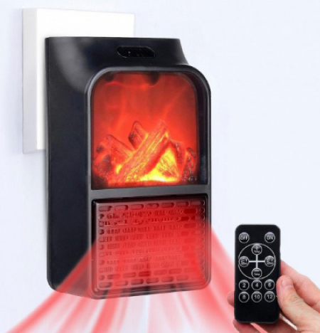 Портативный обогреватель с имитацией камина Flame Heater 6730 - фото 3 - id-p1120740324