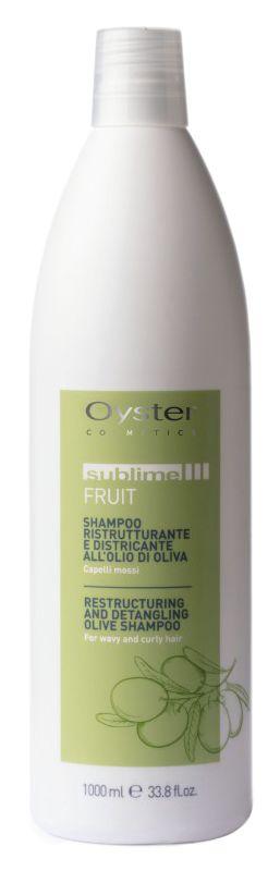 Шампунь Oyster Sublime Fruit з екстрактом олії оливи для відновлення та очищення волосся, 1000 мл