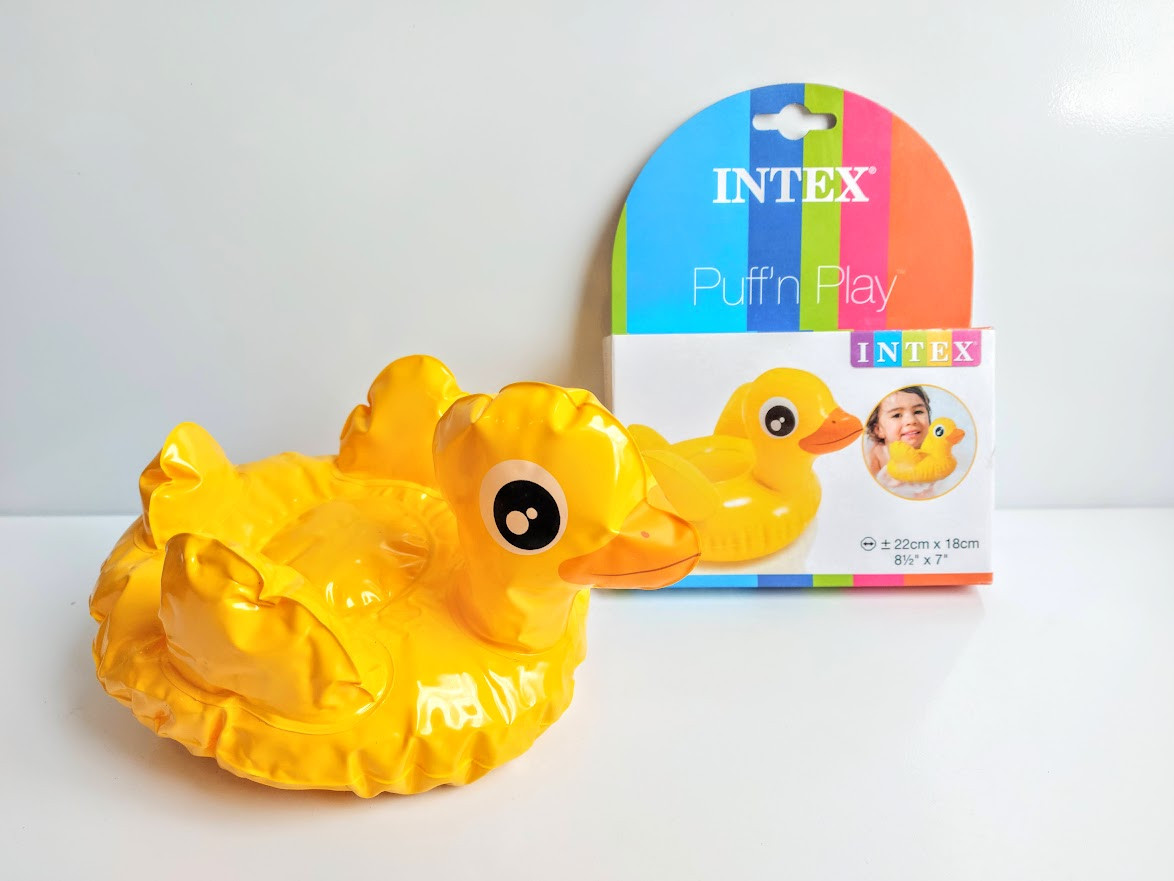 Надувна іграшка Intex 25см від 2-х років 58590 Каченя